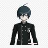 Shuichi Saihara Transparent Danganronpa V3 Killing Harmony Print Sticker On Clothes DIY Thermal Stickers For T-Shirts Patch Iron On Transfer Patch