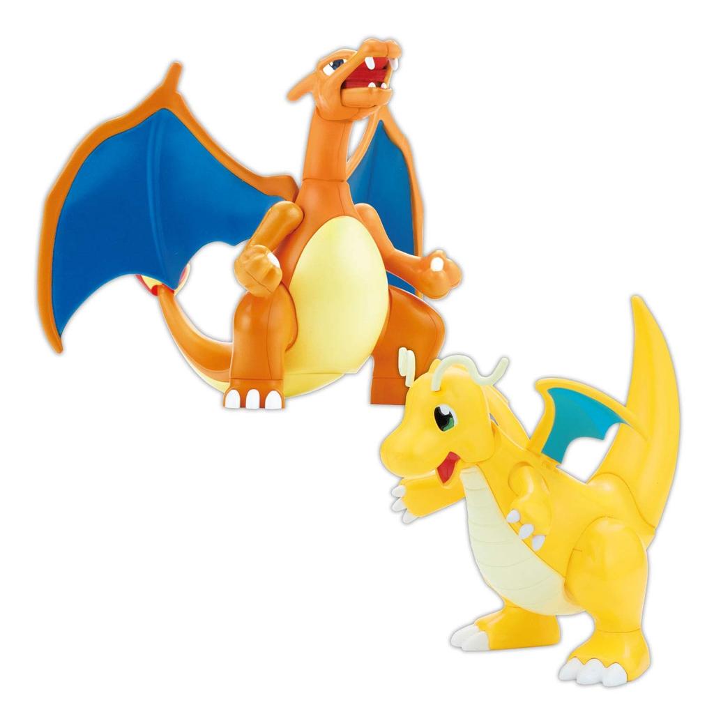 BANDAI SPIRITS Plastic Model Collection 43 Select Series Charizard Dragonite VS Set Plastic Model Kit Pokémon (Battle Ver.) & Pre-colored