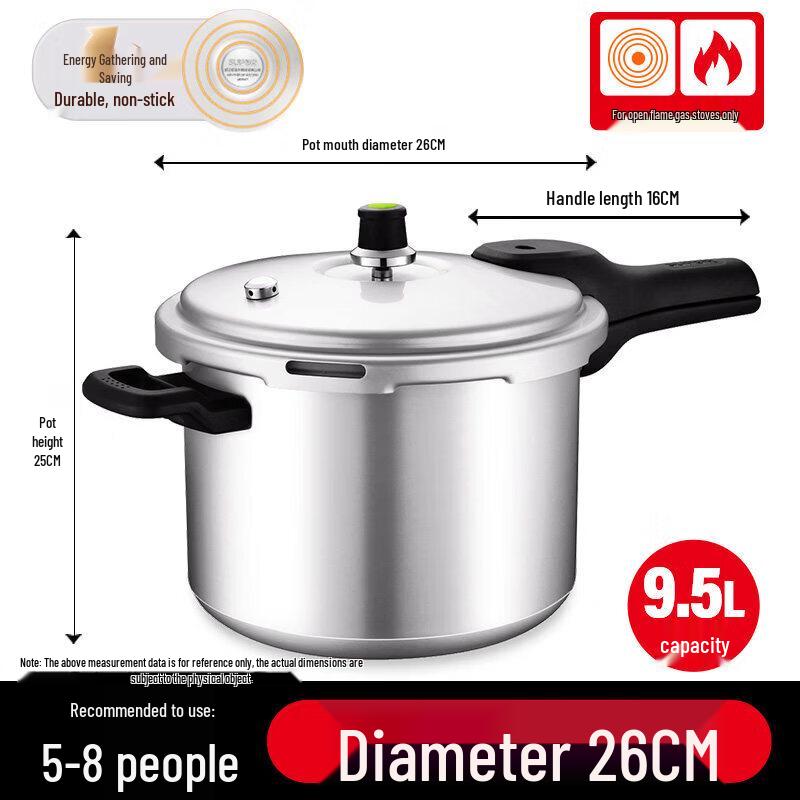 Sichun 304 Stainless Steel Explosion-Proof Pressure Cooker