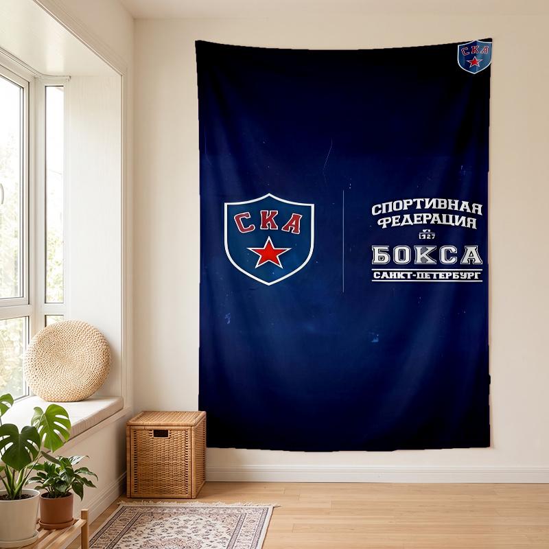 SKA St. Петербург (32) Настенный гобелен Стильное настенное украшение для спальни, гостиной, общежития. Отличный подарок для семьи и друзей