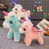 Lovely Colorful Unicorn Plush Toys Cartoon Animal Horse Pillow Stuffed Soft Doll for Children Baby Girls Gifts