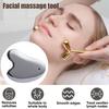 Premium Terahertz Stone Gua Sha Scraping Tools for Facial Body Massage Circulation Boost Reduce Puffiness Lymphatic Drainage Wrinkle Reduction Gua Sha