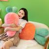 Creative Large Carrot Plush Rabbit Hair Pillow Doll