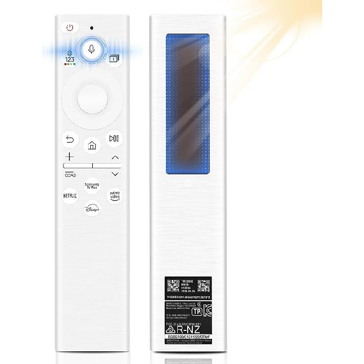 BN59-01432A Solar Voice Remote Replacement for Samsung TV Remote with Bluetooth Rechargeable Solar Cell, Compatible with Samsung TV 2023 2024 Neo
