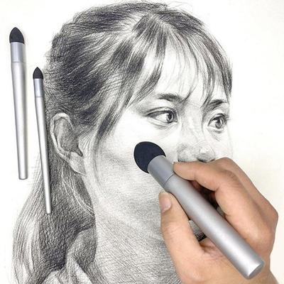 1 шт., кисть для рисования, губка для протирания, набор инструментов для художественного выделения серой поверхности, обработка деталей, рендеринг, ластик для пятен