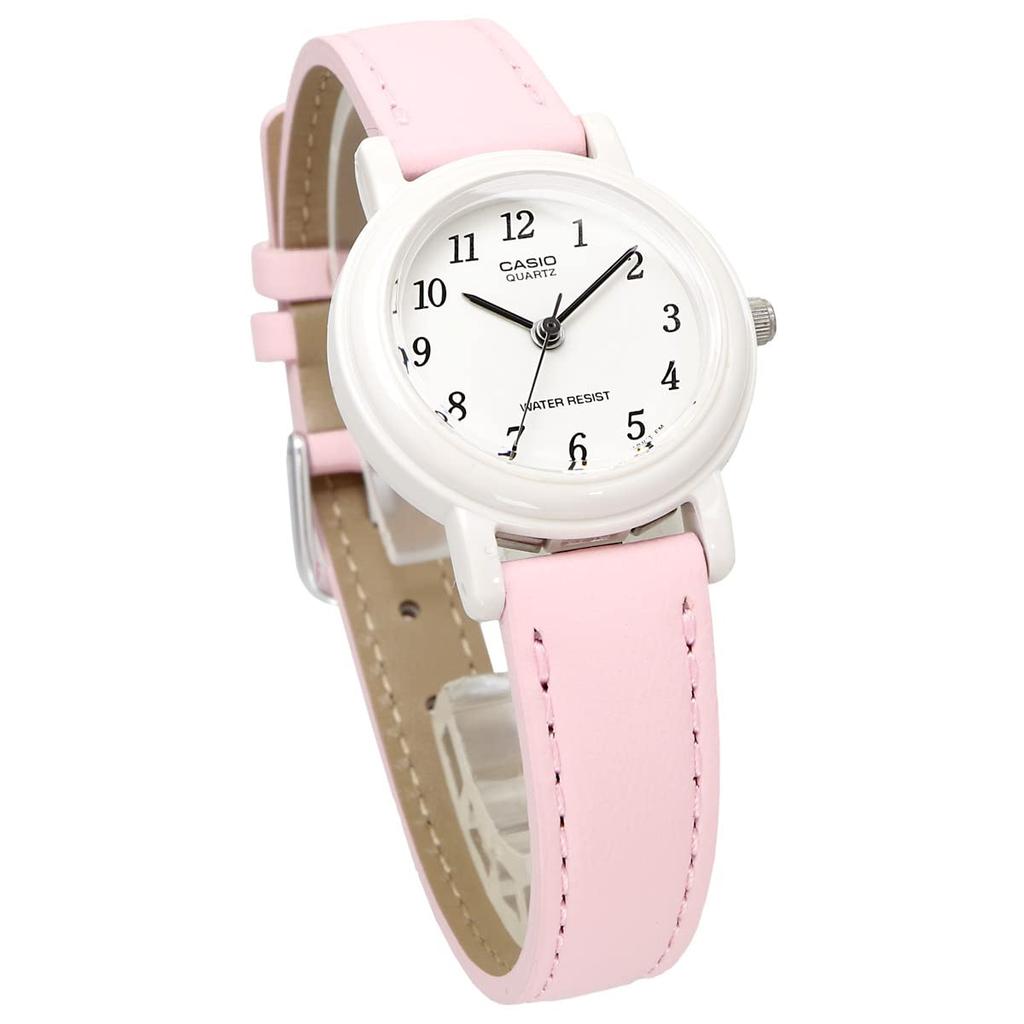 Casio Аналоговые часы Chipkashi Cheap Casio Pastel Pink Leather Belt Round Face Ladies Overseas Model [Casio] LQ-139L-4B1 [Товар]