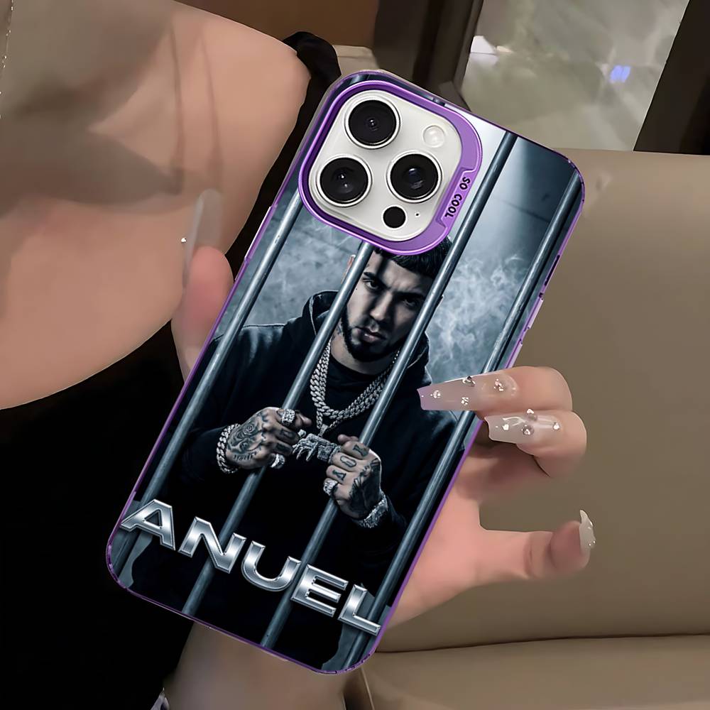Anuel AA Rapper For IPhone 17 Pro Max 17 Air 16 Pro 15 14 13 12 11 Color Matte Protect Phone Case