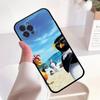 Chicken J-Joe Surf Phone Case For iPhone 17 16 15 14 13 12 11 Pro Max Plus Mini Soft Silicone Black Shockproof TPU