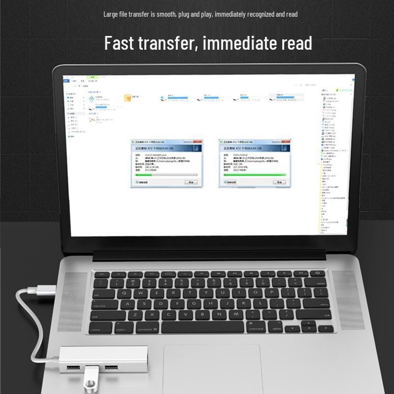 Сетевая карта RJ45 + USB 2.0 концентратор с поддержкой Gigabit