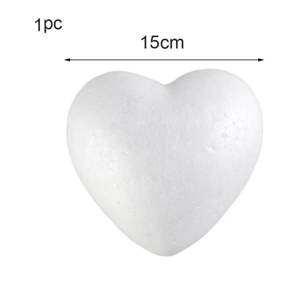 6/8.5/10/15 см новая форма для сердца из пенопласта белые шарики для поделок из пенопласта моделирование полистирол свадебный декор сделай сам игрушка-шар украшение для вечеринки