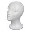 Foam Wig Head Tall Female Mannequin Hairpieces Display Holder Hats Sunglasses Headphone Headwear Stand Cosmetics Model Head Prop
