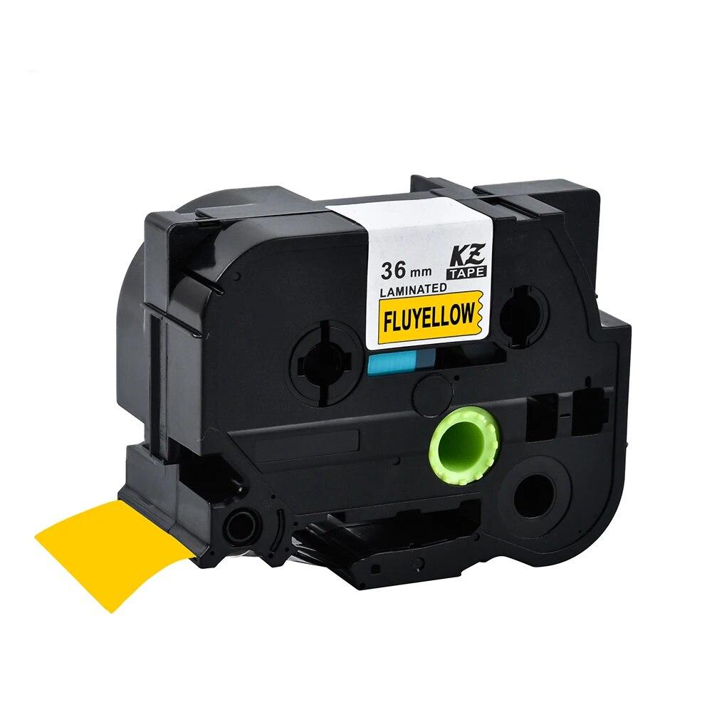 Yance TZe-261 36mm Laminated Tape TZ161 Tze 261 461 TZE-661 Ribbon Compatible Brother for Label Maker Printer PTP710 Labeler