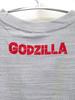 X Разрядная печать виды большого монстра Серый [Четыре тележки] [Годзилла Укиё-э] Футболка [Тридцать шесть гор. Фудзи, иллюстрация] (M)