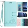 POCO C65 C61 X6 M6 Pro Telefon G'ilofi Xiaomi Redmi 13C 12 12C 14C A3 Note 13 12 Pro Plus 5G uchun G'ilof Teri Hamyon Qopqoq Ipak tasma