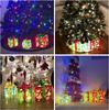 3PCS  Lighted Gift Boxes Christmas Decorations Snowflake Present Boxes Christmas Home Gift Box for Indoor Home Yard Lawn Decor