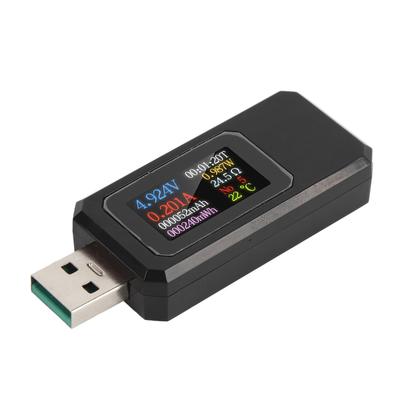 USB тестер 430В 06,5А IPS цветной экран Емкость аккумулятора Напряжение Ток Мощность Тестер для цифрового