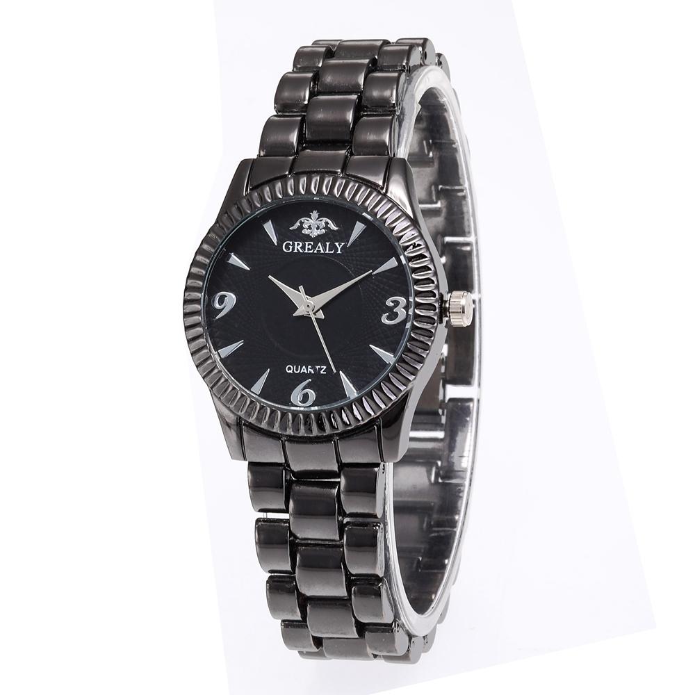 Новые женские часы Роскошные Модные Повседневные Простые Кварцевые часы Часы Relogio Feminino Часы для девушек Деловые женские часы из сплава Наручные часы