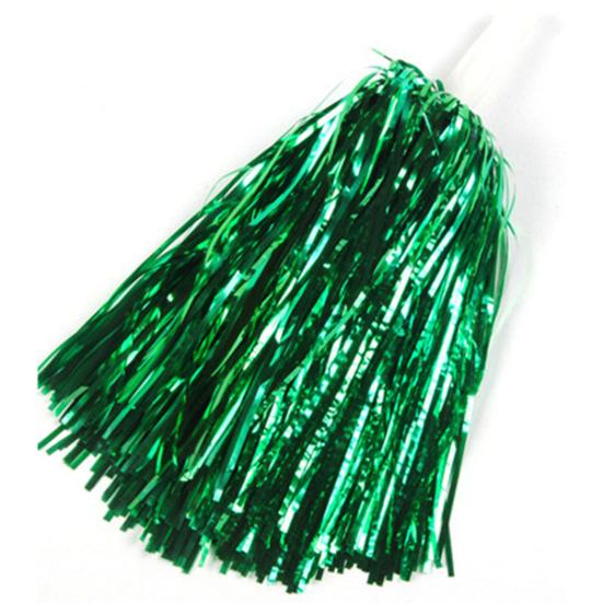 2 шт., металлические помпоны для болельщиков с нескользящей ручкой, помпоны с ручными цветами, спортивные мероприятия, танцевальная атмосфера, реквизит