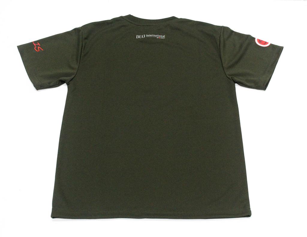 Duo T Shirt Fang Ops Beast 25 Short Sleeve Dry Fit Green Size XL (8584)