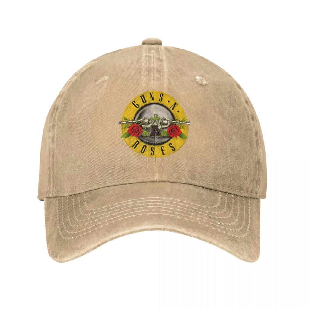 Бейсболки Guns N Roses Bullet Logo повседневные состаренные кепки Heavy Metal Snapback унисекс для активного отдыха кепки