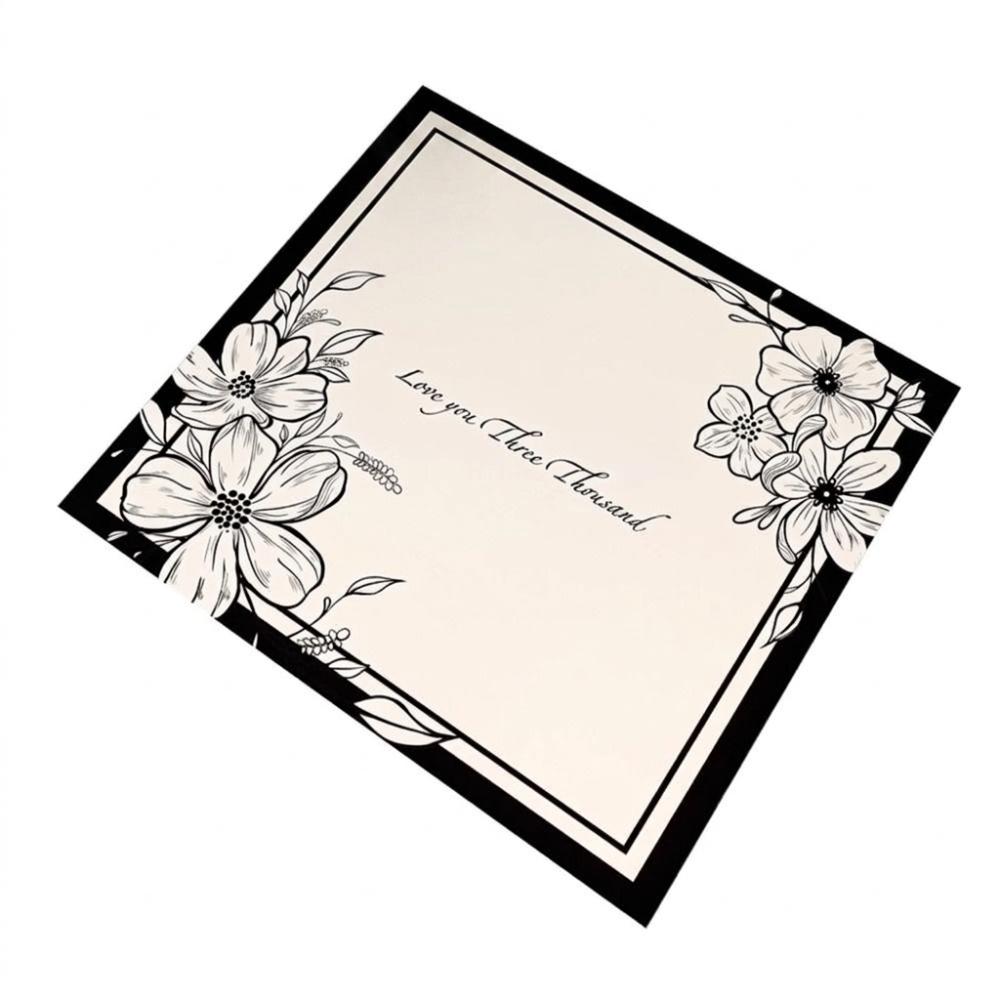 Floral Pattern Washing Machine Protector Mat Silicone Anti-Slip Dustproof Protector Mat  Home Decor