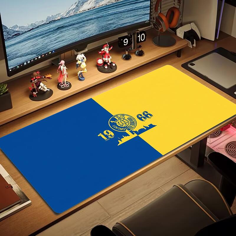 Lokomotive Leipzig Mouse Pad Large Gaming Table Cushion Non-slip Laptop Tablet Big Mousepad XXL Mat Mini PC Playmat With Lock edge_xia