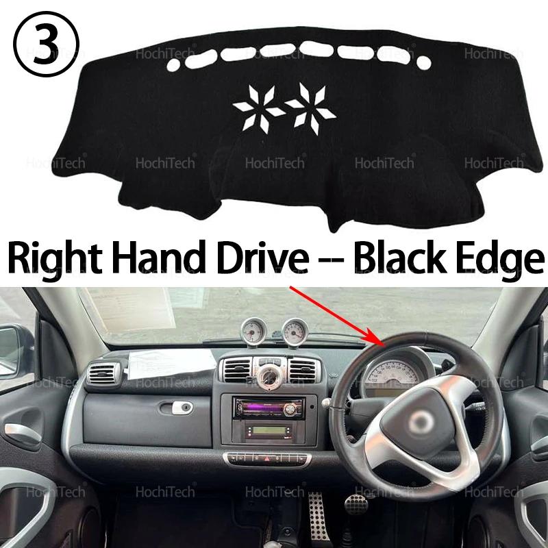 Car Dashboard Cover Dash Mat for Smart Fortwo 2008 2009 2010 2011 2012 2013 Pad Sunshade Cushion Sunshield Anti-UV Accessories