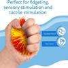 4-Piece Stress Relieving Sensory Toy Set With Random Colors. Bouncy Ball Is Perfect For Children And Adults