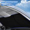 Universal Car Front Windscreen Sun Shade Sun Protection Double-Layer Window Cove