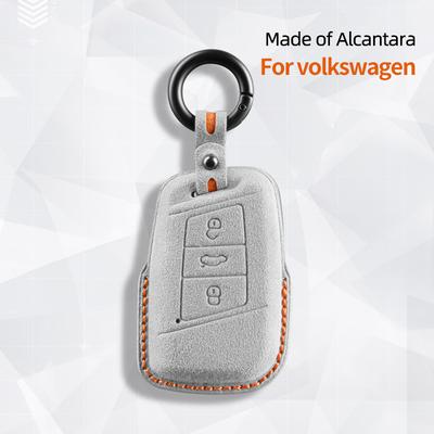 Защитный чехол для автомобильного ключа из замши для Volkswagen Vw Magotan B8 Superb Skoda A7 Passat Variant Чехол-обложка для автомобильного ключа Аксессуары