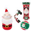 3pcs Ball Pet Chew Toy Snowman Christmas Santa Pet Toy Cute Christmas Dog Toy  Large Dogs