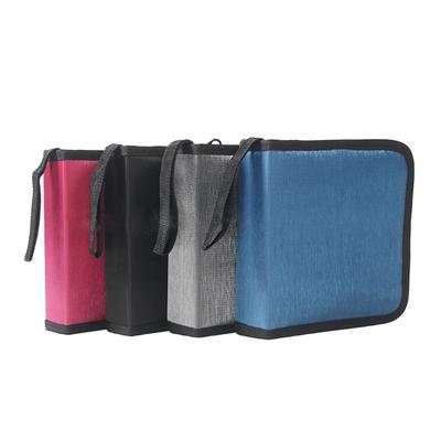 Для 40 шт. Чехол для хранения CD-дисков - Держатель для буклетов CD DVD, Сумка из ткани для CD DVD-дисков, Органайзер для CD/DVD