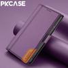 PKCASE Противоударный кожаный кошелек-книжка для Samsung Galaxy S25 S24 S23 Ultra Слот для карт Обложка-кошелек для Note 20 Ultra