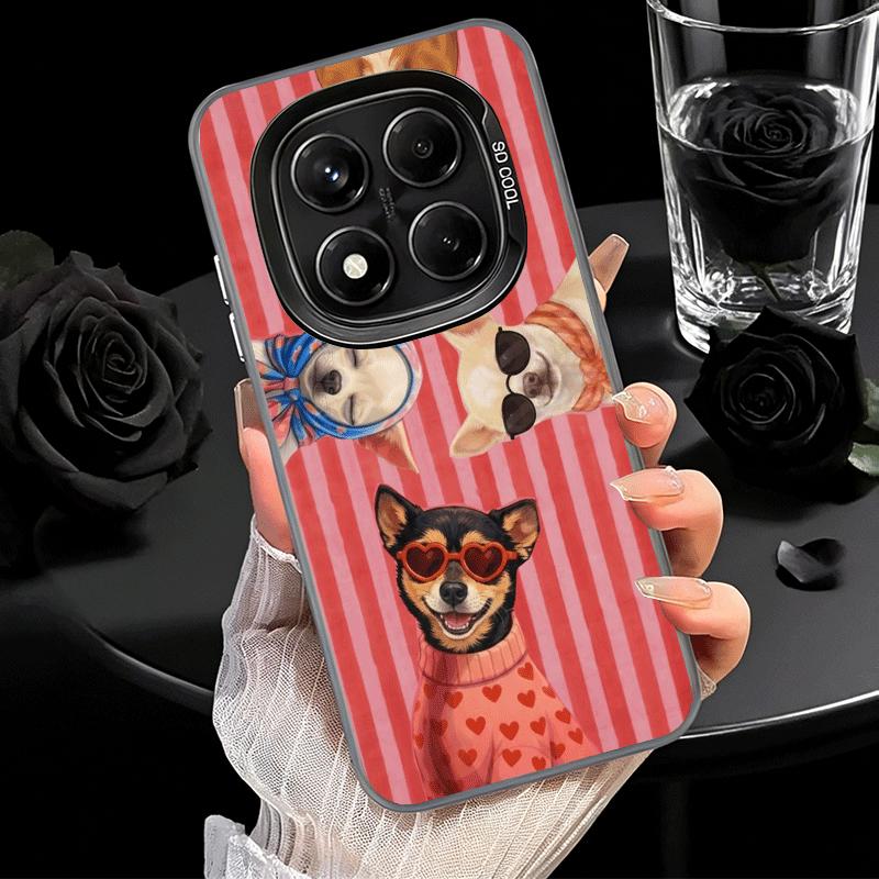 Щенок чихуахуа Собачка-чашка Мягкий чехол для телефона для Xiaomi Redmi Note 13 14 15 Pro Plus 12S 12 11S 11 11T 10S 10 Ударопрочный чехол Bac
