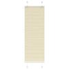 VidaXL Store Plissé Crème 40x100 Cm Largeur Du Tissu 39,4 Cm Polyester, Window Pleated Blind, Accordion Blind, Blind 4015267