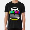 90's TV Test Pattern - Retro No Signal TV Pa S To 5XL Made In the AU/USA T-Shirt
