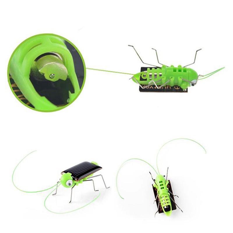 Solar Grasshopper Toy Puzzle Children Selected Gift Simulation Insect Gift Boys And Girls Science Education Funny Moving Toy Kid