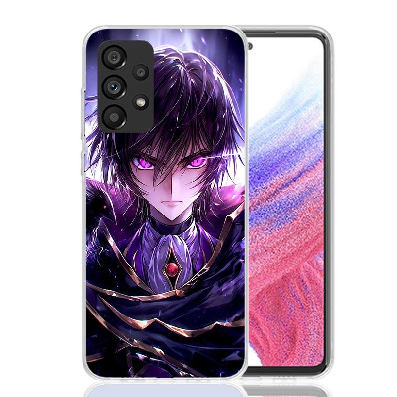 Чехол для телефона с аниме Code Geass для Samsung Galaxy A52 A32 A22 A12 A02S A50S A30S A51 A31 AA71 Note 20 Ultra 10 S10 Plus Galaxy A52
