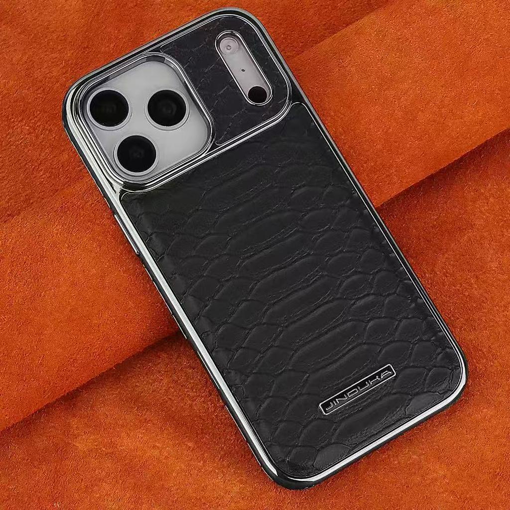 New Arrival Serpentine PU Leather Phone Case for iPhone 12 13 14 15 Pro Max Leather Shockproof Waterproof Phone Case