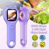 500X Handheld Digital Microscope For Kids With 8 LED Lights Portable Science Tool For Outdoor Biological Exploration Learning Educational Toys