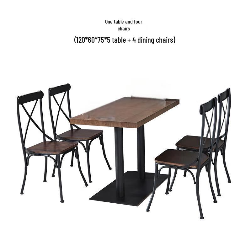 WEZHO Rectangular Dining Set for BBQ and Bar