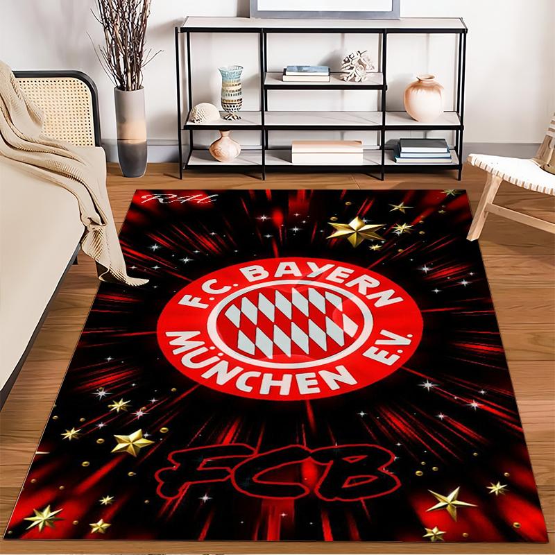FC Bayern München Designed floor mat, suitable as a non-slip mat for the living room or bedroom sofa