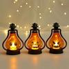 Horror Halloween LED Wind Light Portable Pumpkin Ghost LED Lantern Bar Desktop Ornament Halloween Decor Props
