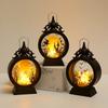 Halloween LED Wind Night Light Portable Pumpkin Ghost Lantern Bar Desktop Ornament Halloween Decor Props Party Supplies DeskLamp