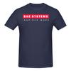 Смешная футболка унисекс с британским логотипом Bae Systems