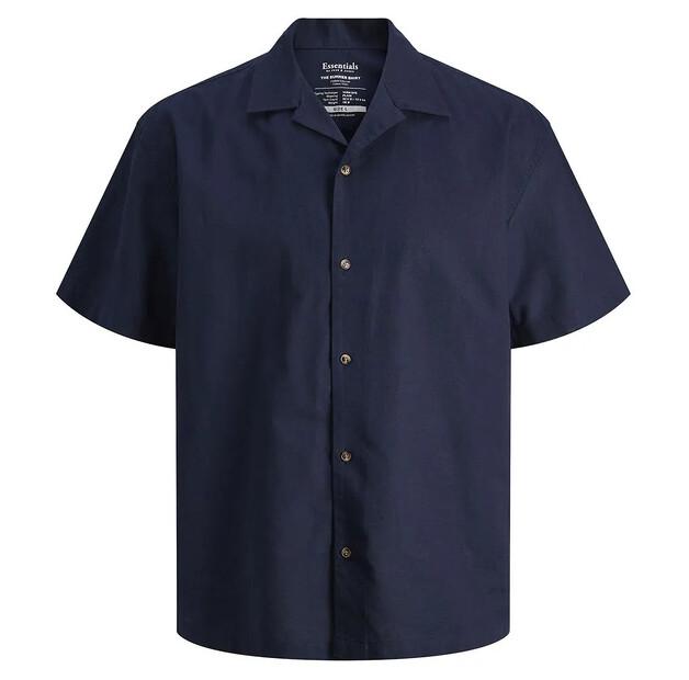Jack & Jones Summer Resort Linen рубашка с коротким рукавом