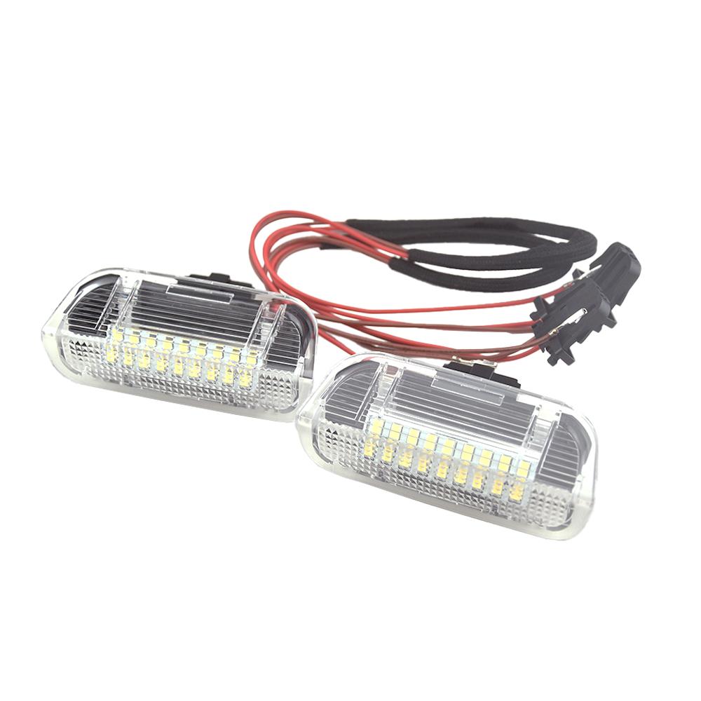 Подходит для Porsche Cayenne 2011-2017 Для VW Golf Plus 2005-2009 2x Светодиодные подсветки двери задней двери под сигнальными лампами