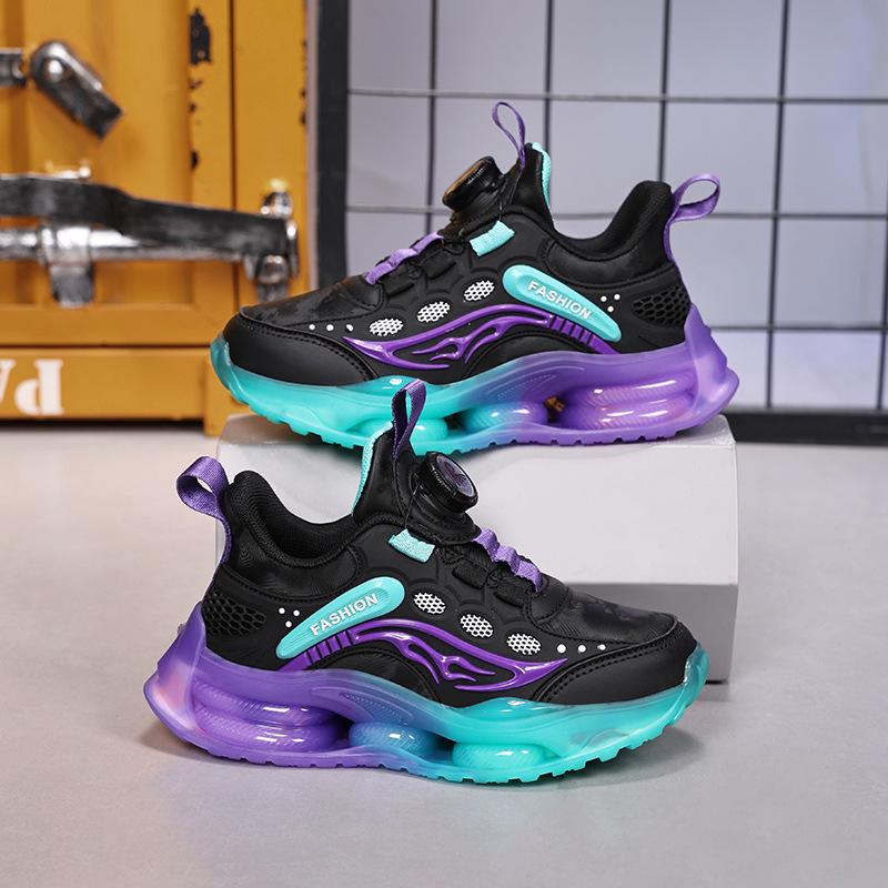 Детские дышащие нескользящие спортивные баскетбольные кроссовки - Новый стиль 2026 для мальчиков и девочек