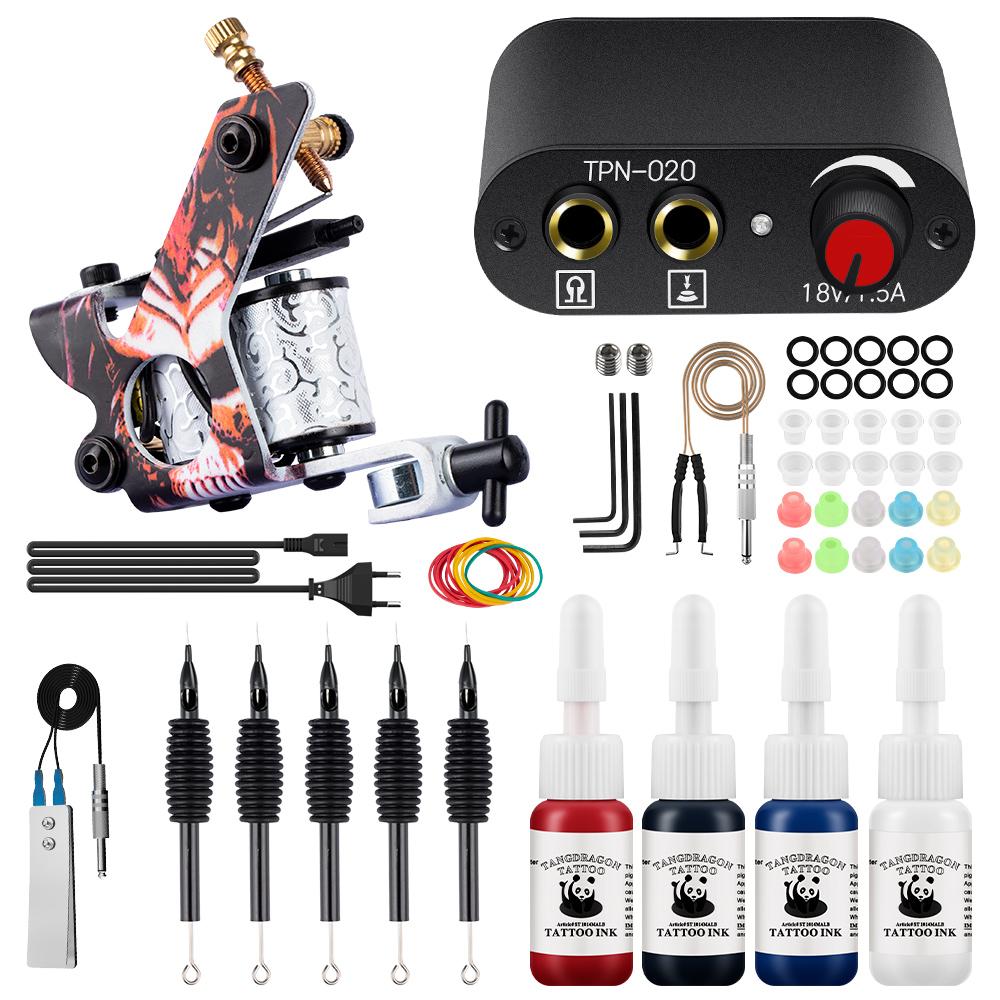Набор тату-машинок PHOENIXY с иглами питания и чернилами для боди-арта