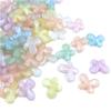 10Pcs Pearlescent Color Butterfly Loose Beads Fashion Exquisite Peandants DIY Jewelry Accessories